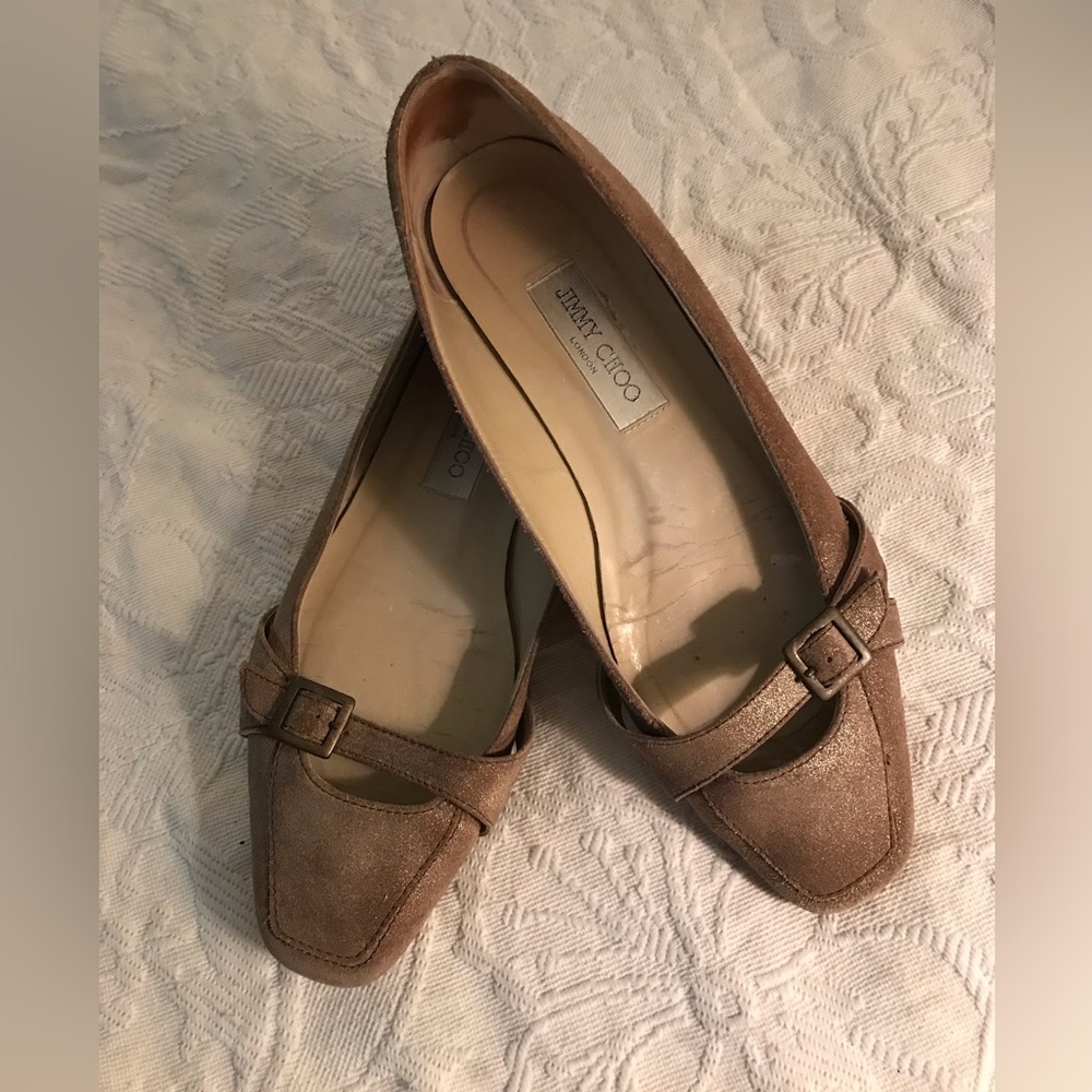 Jimmy Choo Brown Flats